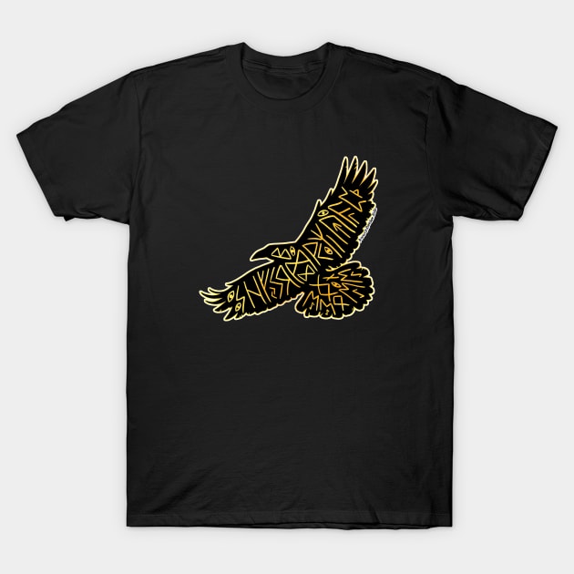 Runic Raven T-Shirt by Raven's Random